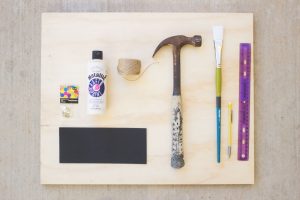 DIY Distressed Clothespin Polaroid Photo Display