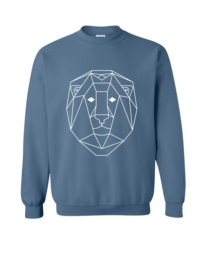 Geometric Lion Totem Pullover Sweater the wanderful soul Geometric Lion Totem Pullover Sweater the wanderful soul