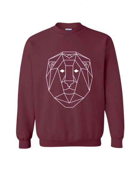 Geometric Lion Totem Pullover Sweater the wanderful soul Geometric Lion Totem Pullover Sweater the wanderful soul