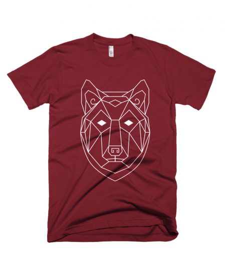 geometric wolf totem tee the wanderful soul