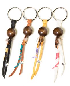 Bohemian drifter leather keychain the wanderful soul