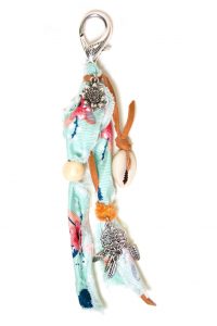Bohemian beachcomber keychain