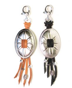leather bohemian outlaw keychain