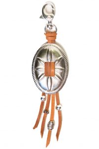 leather bohemian outlaw keychain