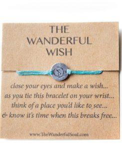 the wanderful wish bracelet - travel wish bracelet the wanderful soul