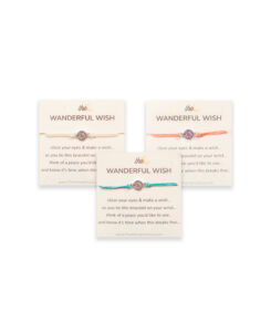 the wanderful wish bracelet - travel wish bracelet the wanderful soul