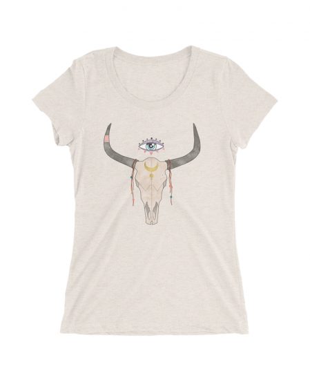 Fortune Cow Skull Tee - The Wanderful Soul