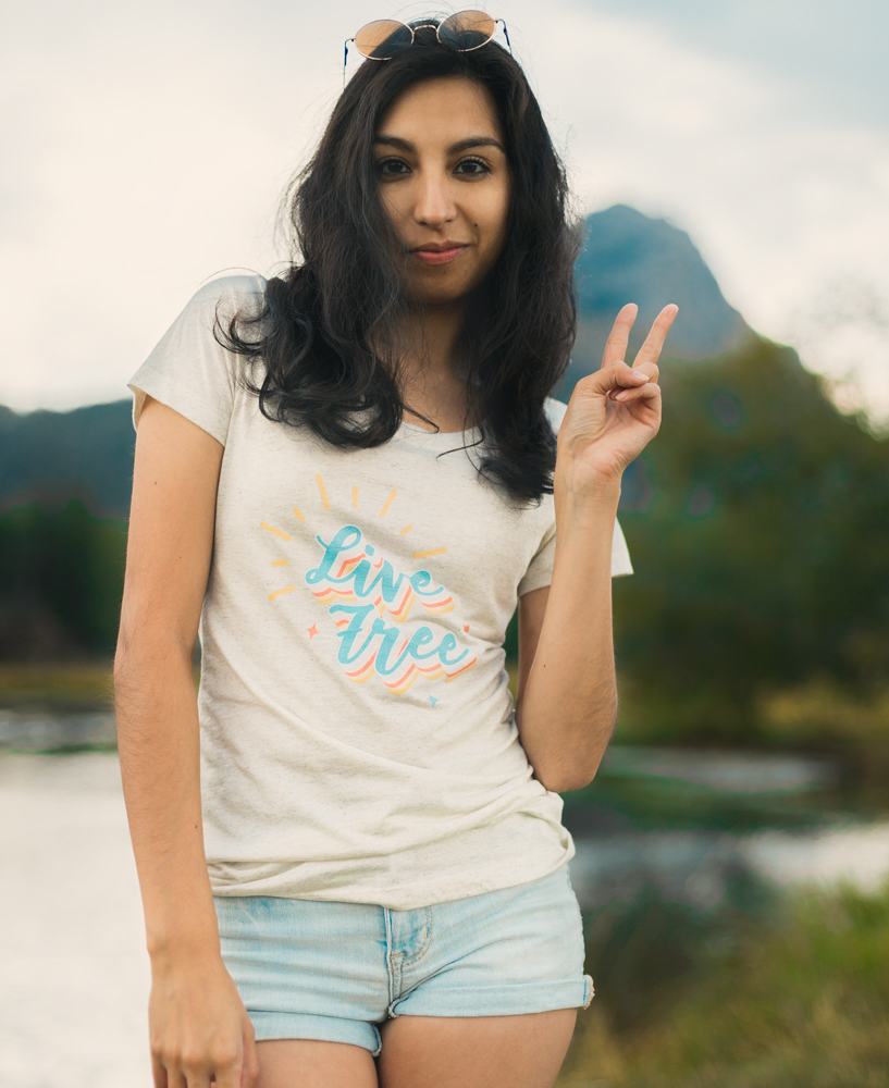 Live Free Tee - The Wanderful Soul Live Free Tee - The Wanderful Soul