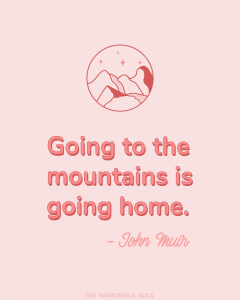Inspiration John Muir Quote - The Wanderful Soul Blog
