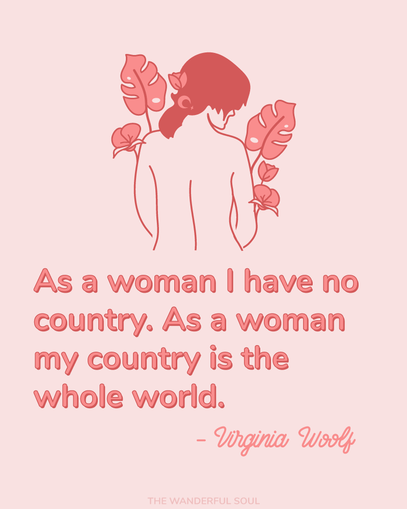 Inspiration Virginia Woolf Quote - The Wanderful Soul Blog