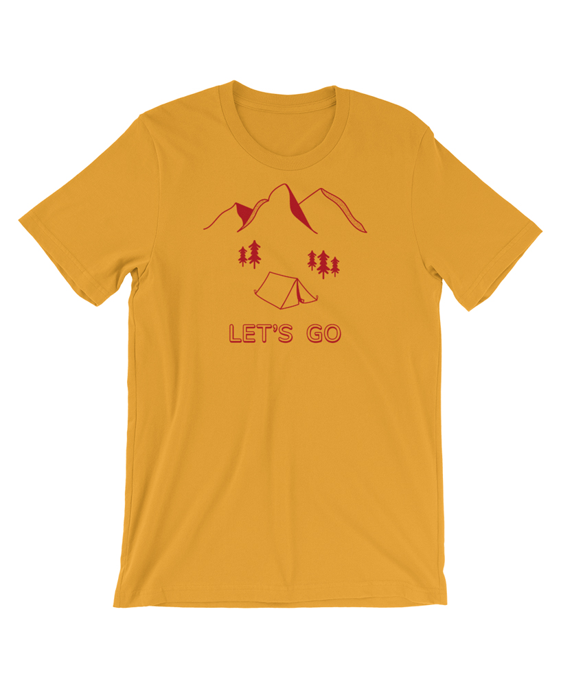 Let’s Go Camping Tee - The Wanderful Soul Outdoor Apparel Let’s Go Camping Tee - The Wanderful Soul Outdoor Apparel