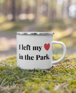 Left My Heart in the National Park Camp Mug - The Wanderful Soul