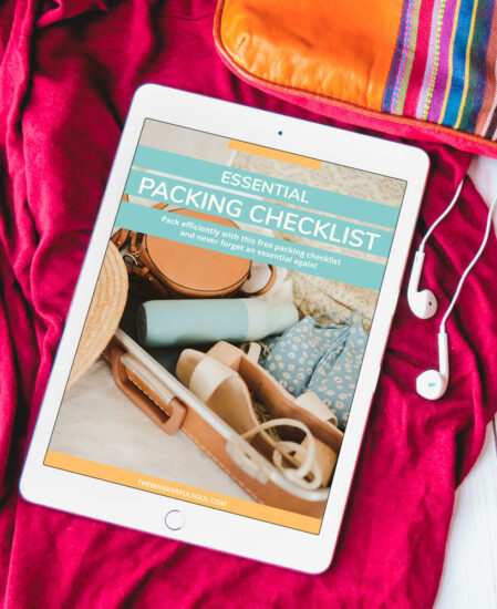 Free Essential Packing Checklist - The Wanderful Soul