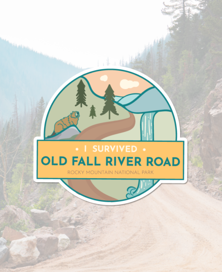 I Survived Old Fall River Road Sticker - The Wanderful Soul