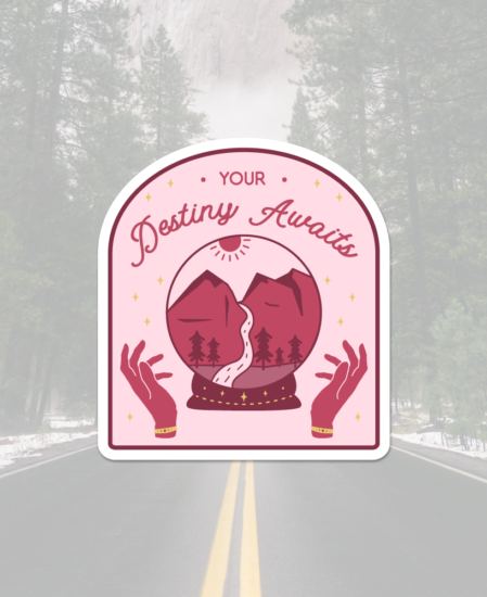 Your Destiny Awaits Sticker – The Wanderful Soul Your Destiny Awaits Sticker - The Wanderful Soul