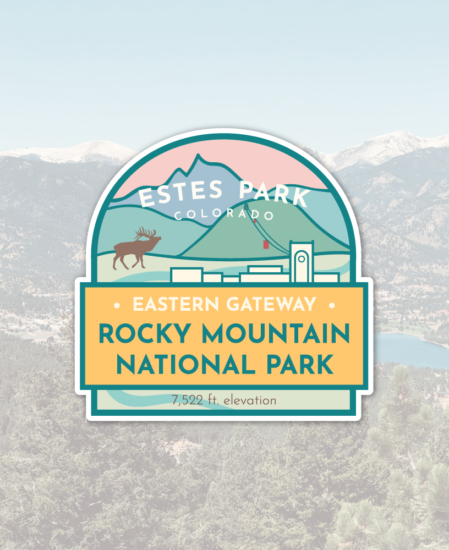 Estes Park Colorado Sticker - The Wanderful Soul
